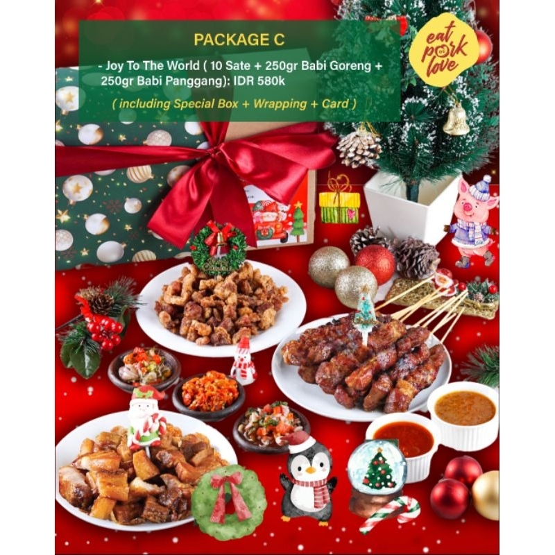 

Paket C - Joy To The World (Porky Christmas Hampers - Hampers Natal Babi)