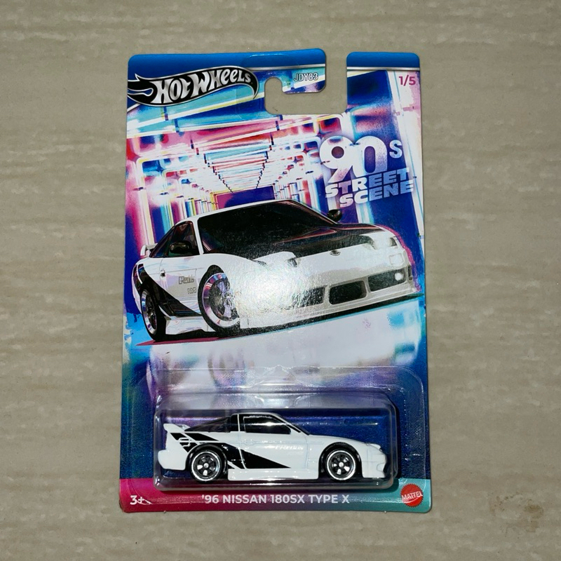 Hotwheels ‘96 NISSAN 180SX TYPE X(90s STREET SCENE)