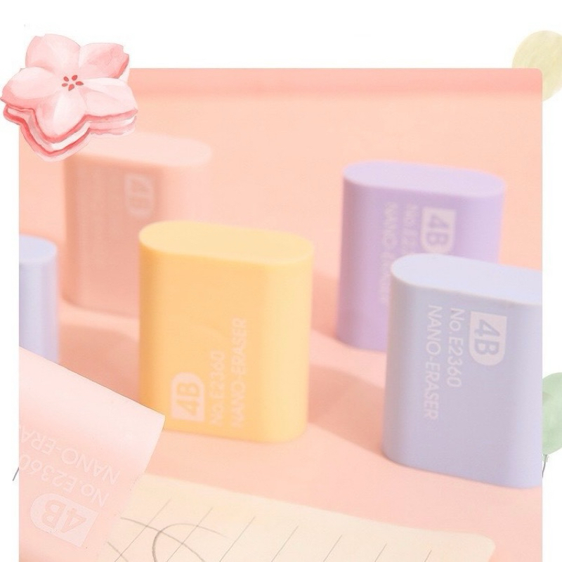 

Penghapus Eraser 4B Nano Eraser Pastel Color Simple Design #t065