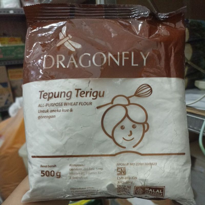 

TEPUNG TERIGU DRAGONFLY 500g