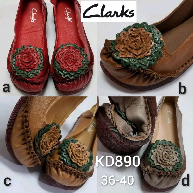 KD 890 SEPATU KULIT CLARKS WANITA/SEPATU WANITA CLARKS