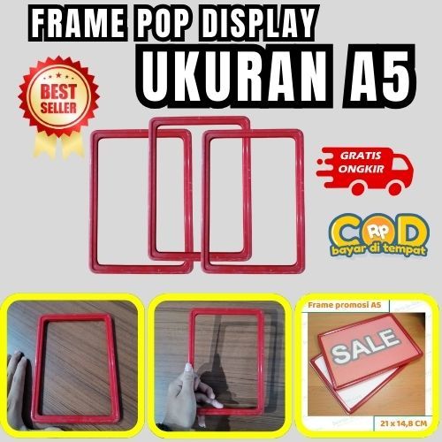 

10. STAND FRAME PORTABLE DISPLAY, SUPERMARKET PROMOTION STAND, FRAME PROMO A5