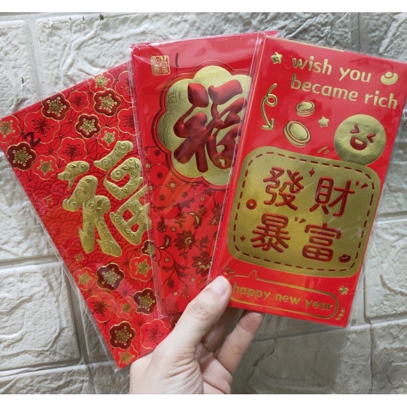 

(6pcs/pack) Angpao Ular Edisi Imlek 2025 Premium Size Medium New Year