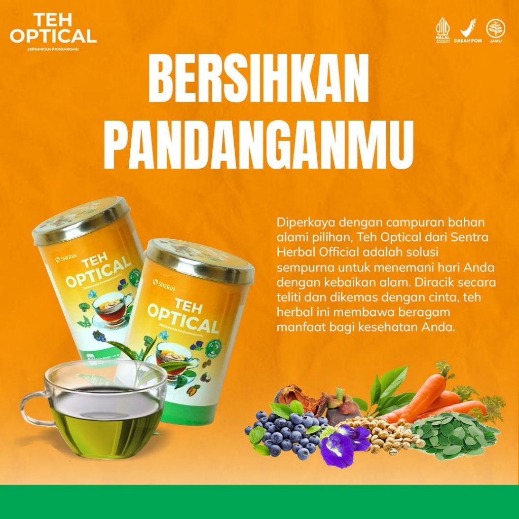 

Teh Optical 2 Kaleng isi 40 Pcs Katarak/Minus/Silinder/Glaukoma