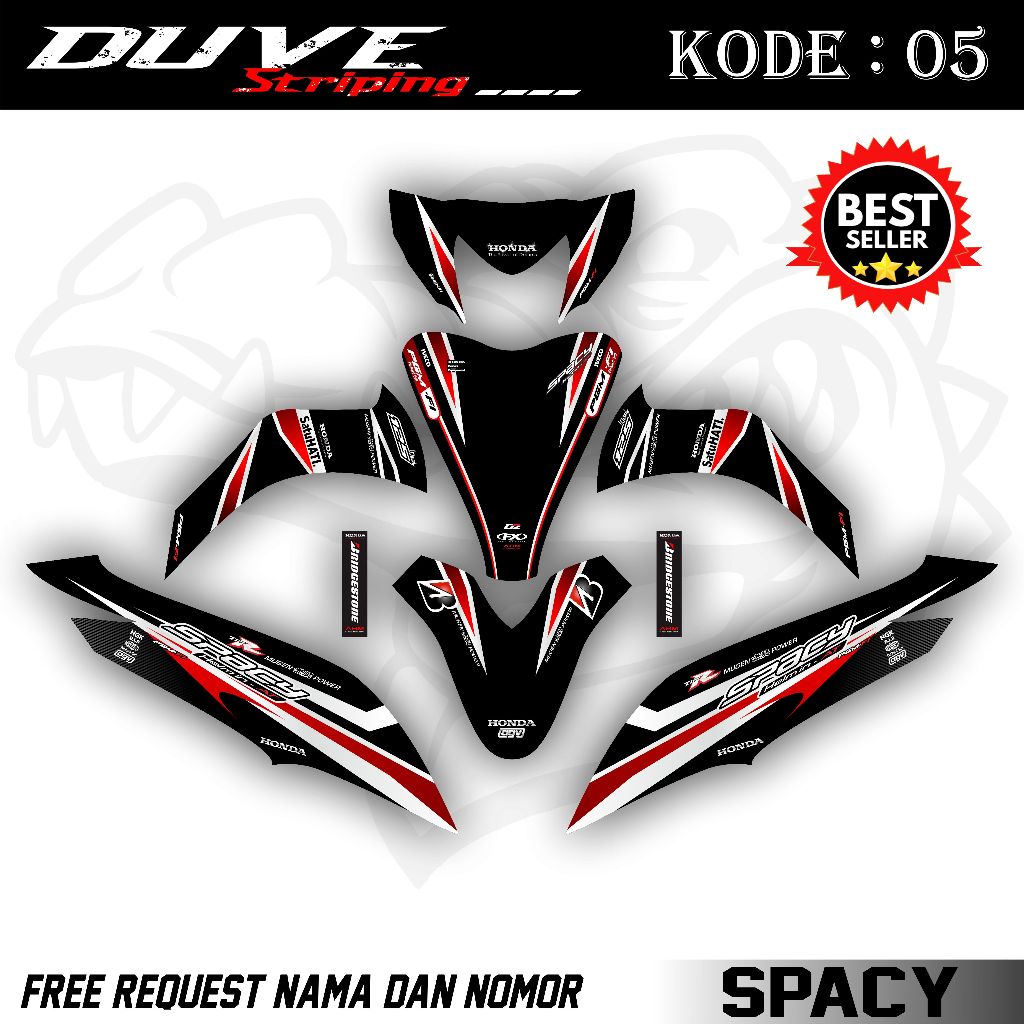 Decal Spacy Full Body - Stiker Decal Spacy. DV.05