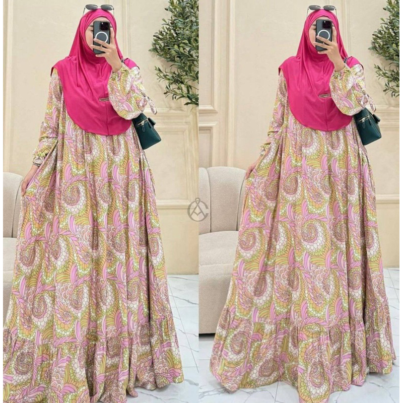 GAMIS RAYON SET BERGO BUSUI FRIENDLY || RAYON PREMIUM