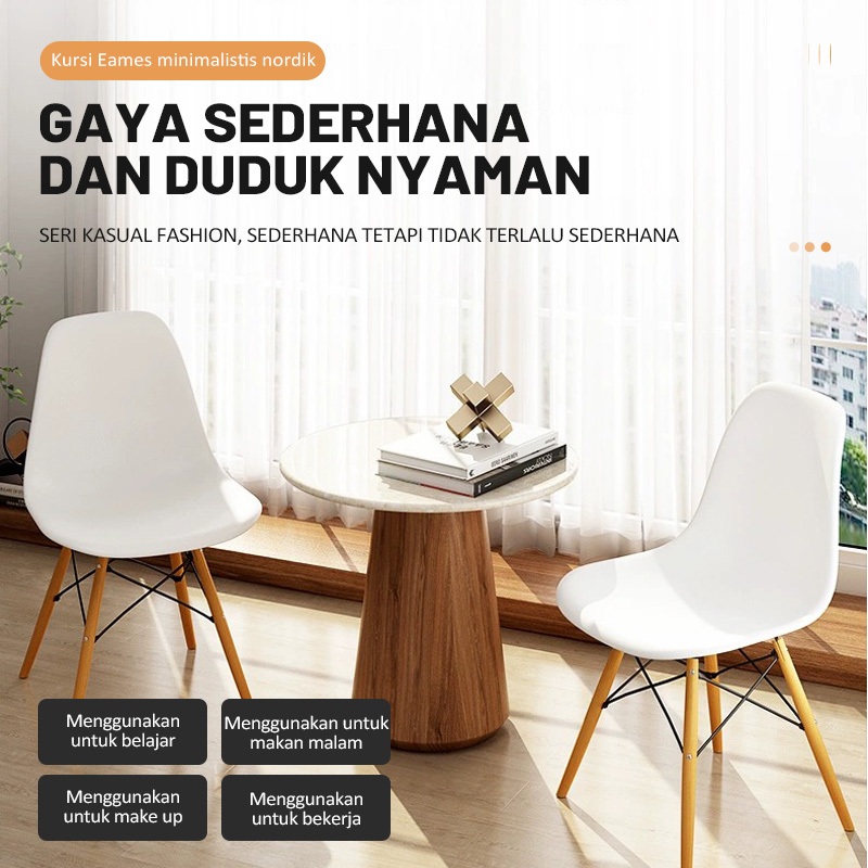 Awet Cod Kursi Minimalis Kursi Makan Kursi Cafe Kursi Kerja Kursi Meja Belajar Kursi Kamar Kursi