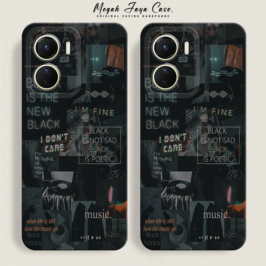 Case VIVO Y16 - Softcase Hp VIVO Y16 Motif AESTH - Casing Hp VIVO Y16 - Softcase Pro Camera - Siliko