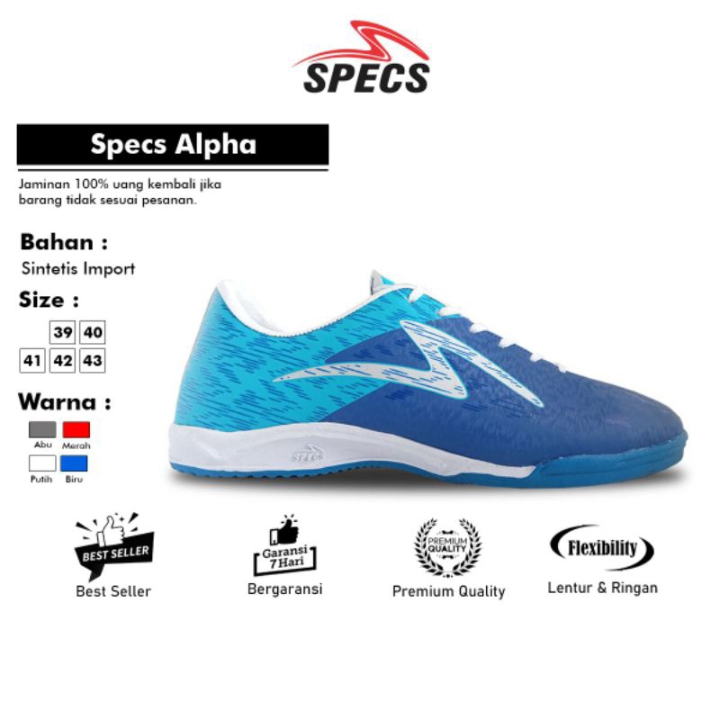 Sepatu Futsal Specs Accelerator Alpha Garuda Attack