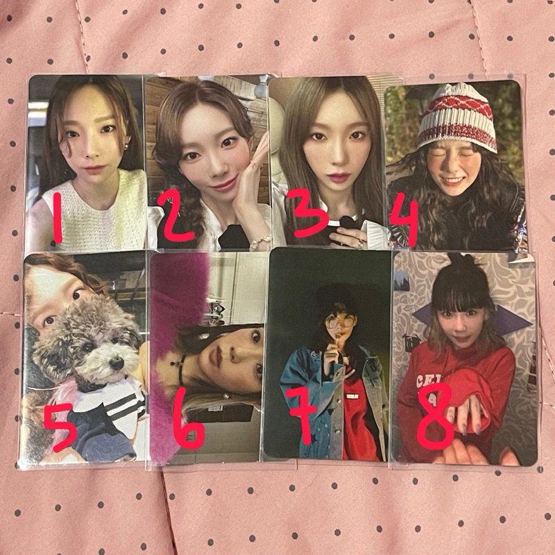 SNSD TAEYEON OFFICIAL PHOTOCARD