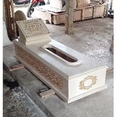 Kijing Makam Kaligrafi / Kijing Makam Marmer / Batu Nisan Marmer Full Ukiran