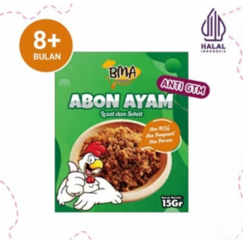 

BMA Food Abon MPASI Abon Ayam BB Booster