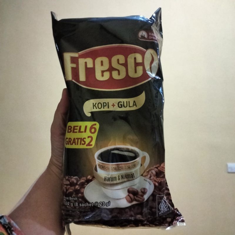 

Fresco Kopi Hitam + Gula