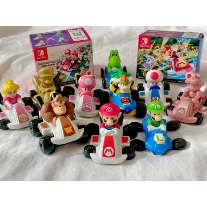 gocart super mario kart deluxe bross mcdonalds mcd mainan anak