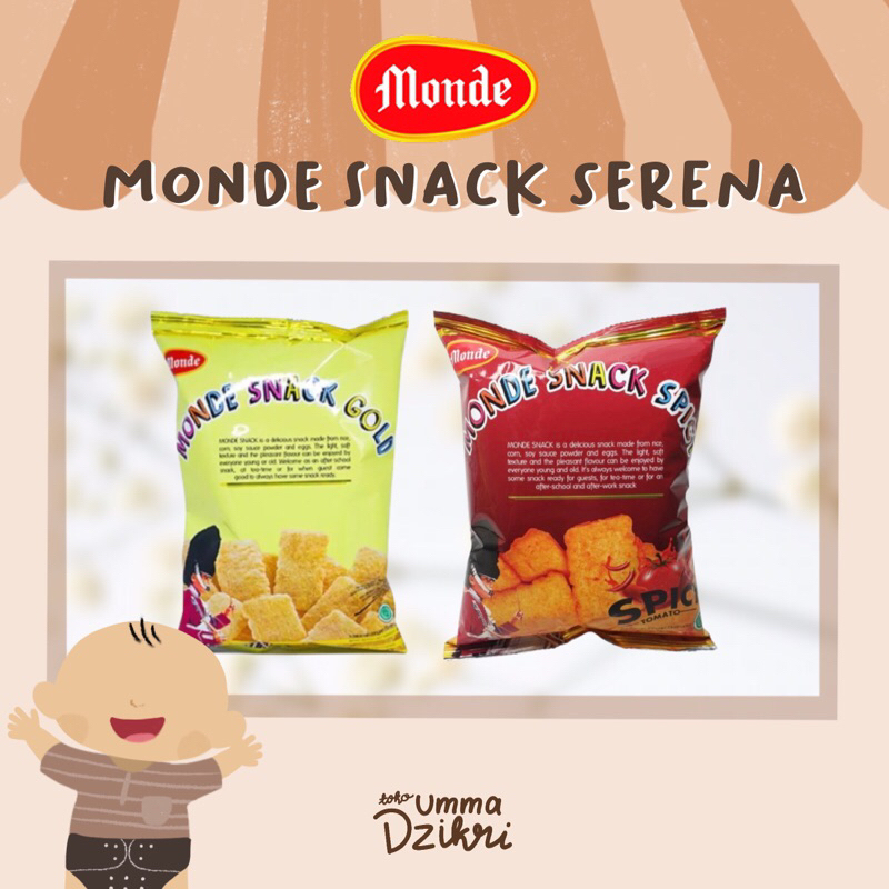 

MONDE - Snack Serena (Gold - Spicy Tomato) | Cemilan Snack Anak