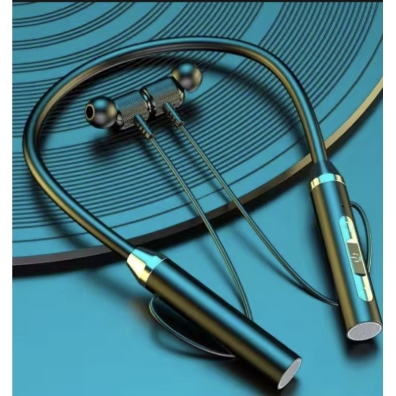 Headset Bluetooth Sport Neck Magnetic Wireless Waterproof