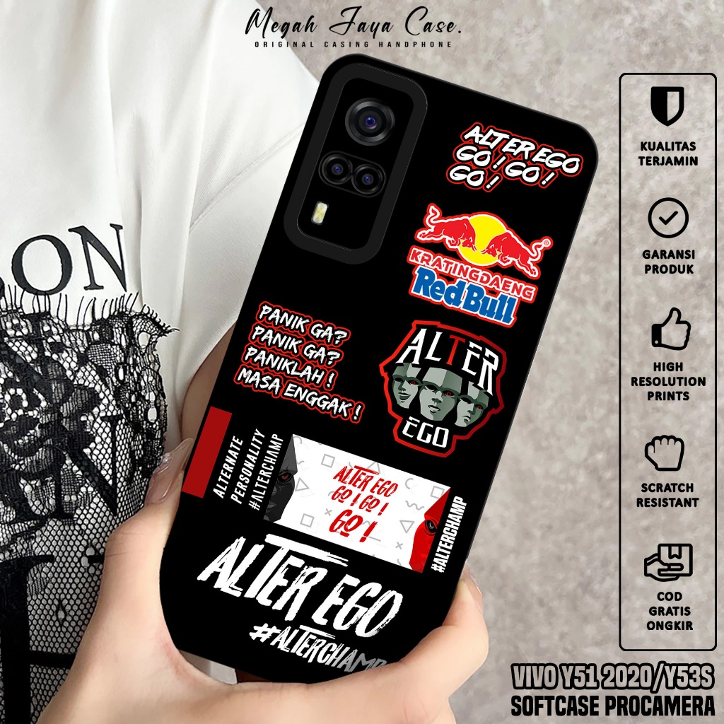 Case Hp VIVO Y51 2020 / VIVO Y53S - Softcase Hp VIVO Y53S / VIVO Y51 2020 Motif ESPRT - Casing Hp VI