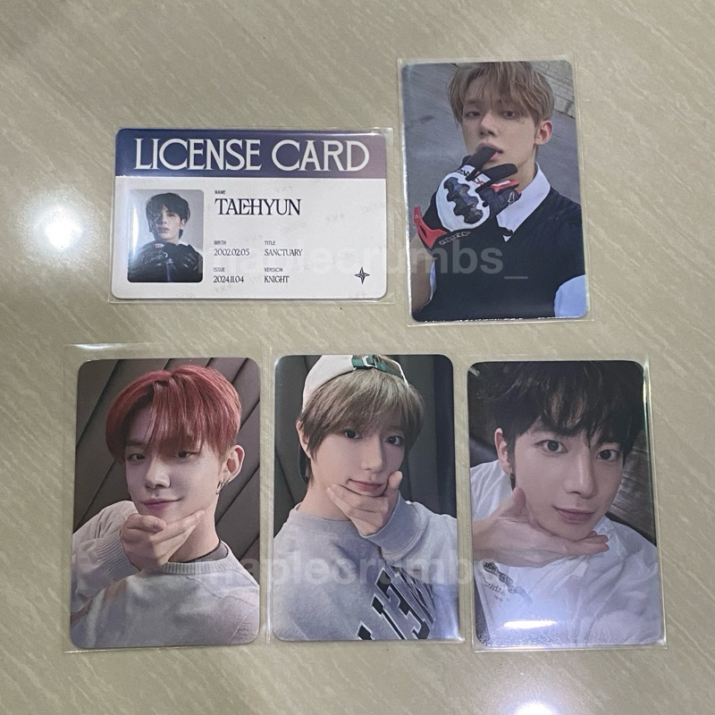 [ READY STOCK ] TXT Official Photocard Sanctuary - Dear My Muse DMM Round 1 R1 Yeonjun Beomgyu Taehy