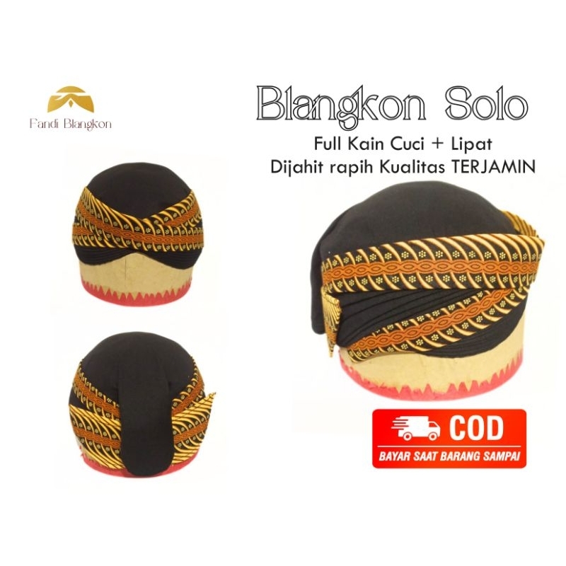 Blangkon solo Full Jahit bisa di cuci dan di lipat