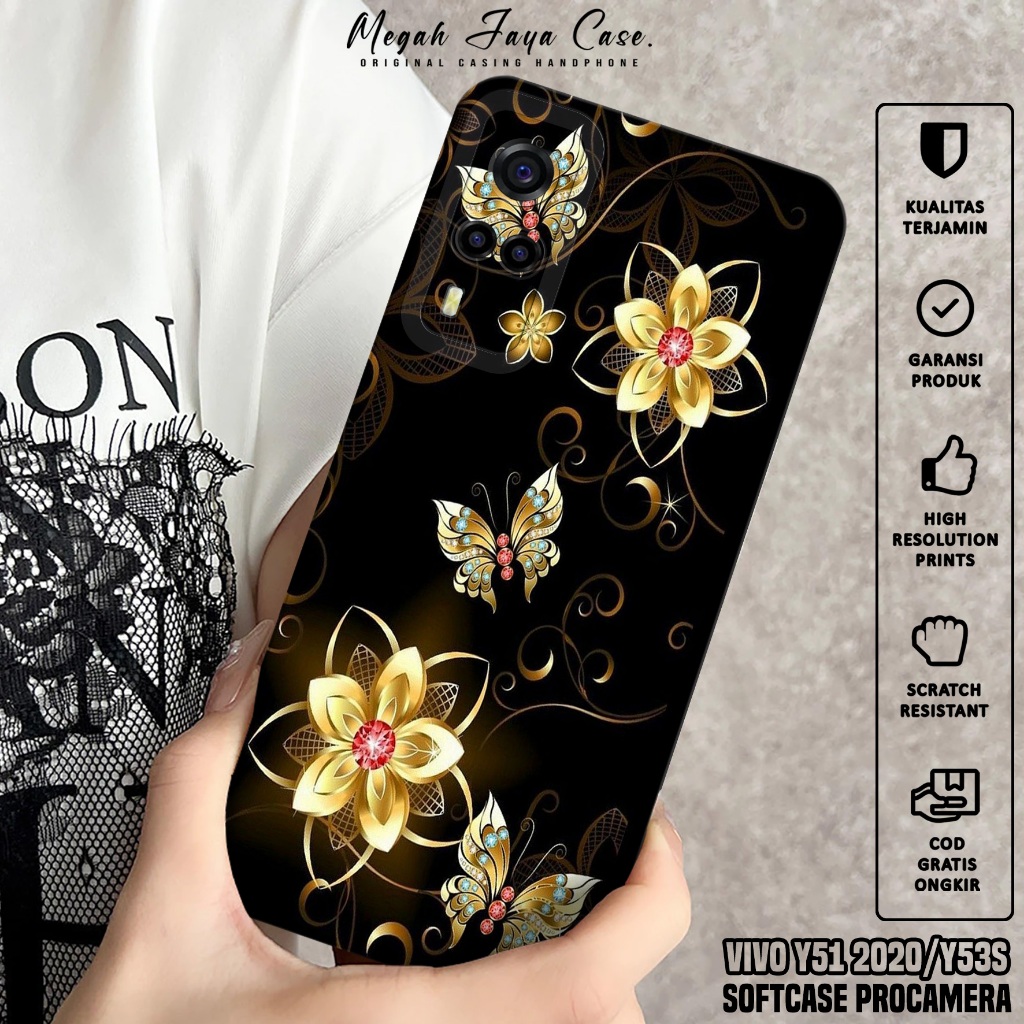 Case Hp VIVO Y51 2020 / VIVO Y53S - Softcase Hp VIVO Y53S / VIVO Y51 2020 Motif KP - Casing Hp VIVO 