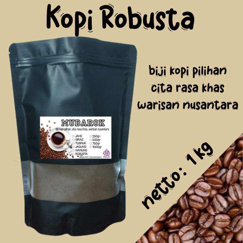 

Kopi Bubuk Robusta 1000g Cita Rasa Khas
