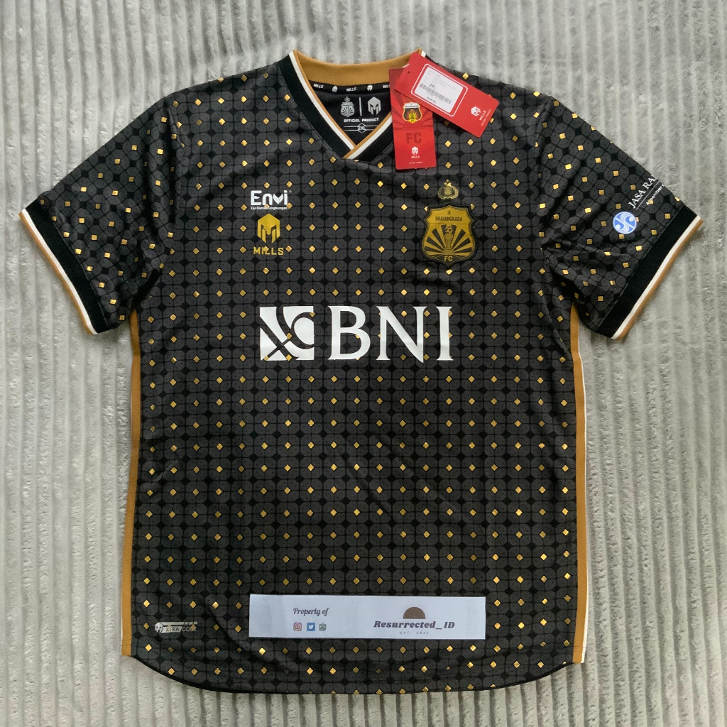 Jersey Bola Original Mills Bhayangkara FC Away 2023/2024 Replica Version 1300BC BNWT