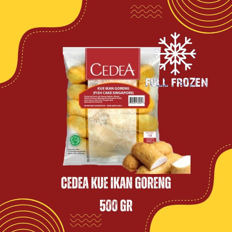 

CEDEA Kue Ikan Goreng Full Frozen 500 Gr