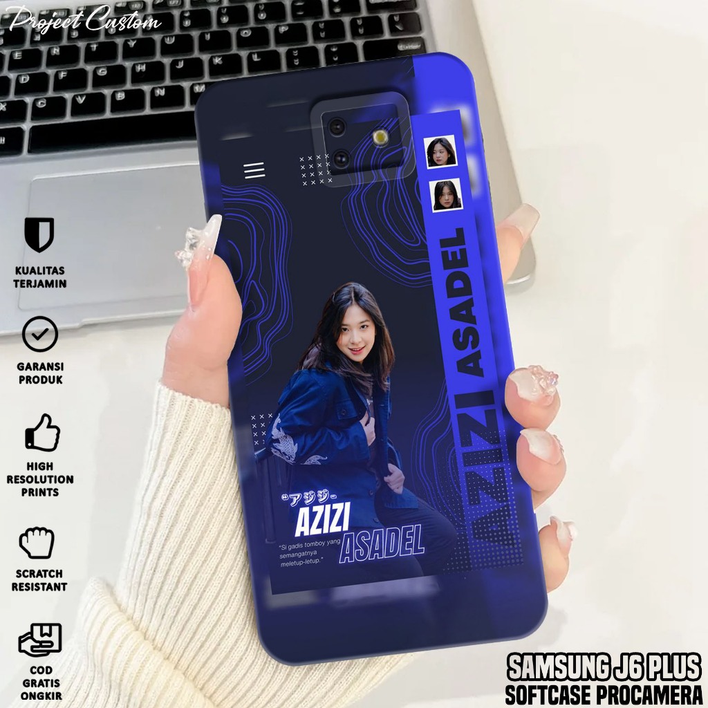 Softcase SAMSUNG J6 PLUS - Case Hp SAMSUNG J6 PLUS ( JKT48 ) Silikon Hp SAMSUNG J6+ - Casing Hp SAMS