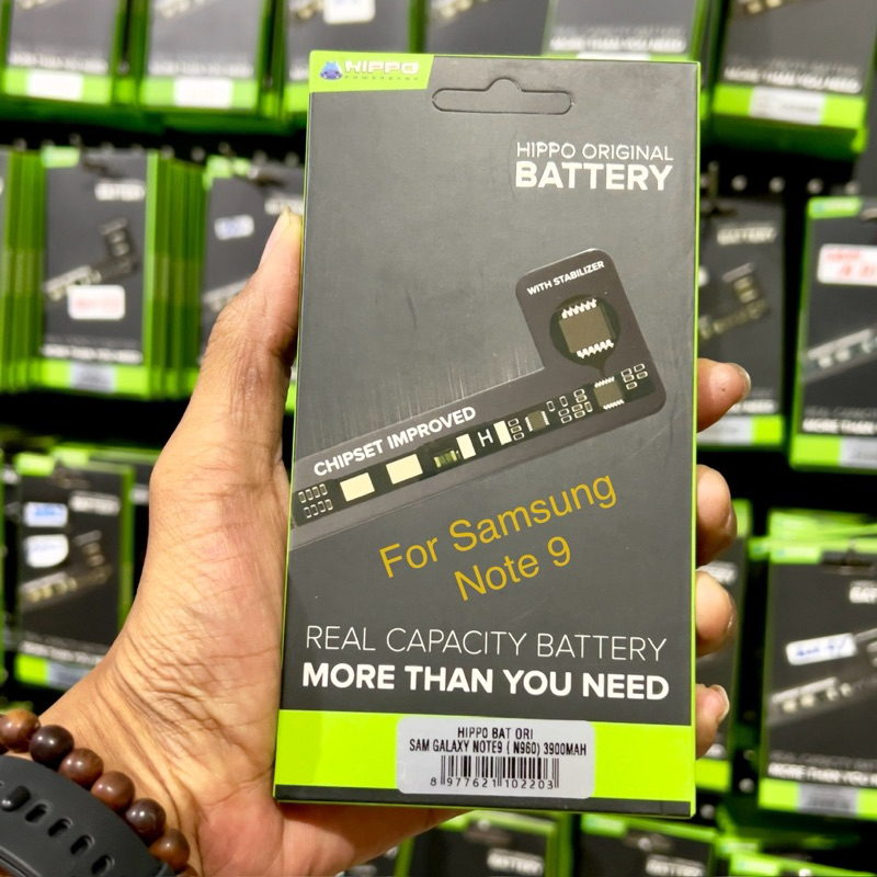 HIPPO Baterai Samsung Note 9/ N960 Battery Double Lithium 3900mAh Premium Quality Batrai Galaxy Note