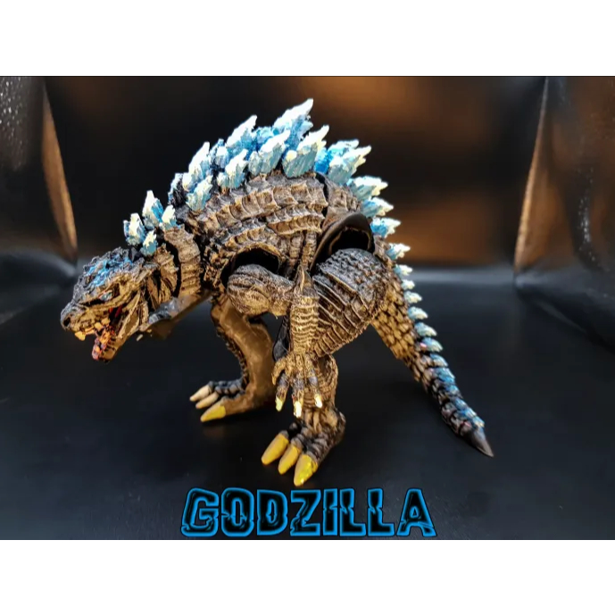 Cuero Action Figure MONSTER GODZILLA 2014 Miniatur  Mainan Kaiju