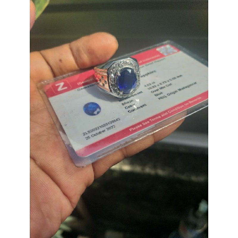 Batu Permata Blue Safir