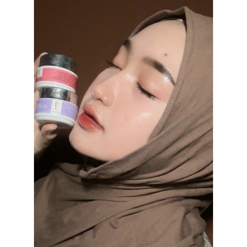 ASSBEAUTY Skincare BPOM Night Cream Double Glowing Express & Daily sunscreenSPF30