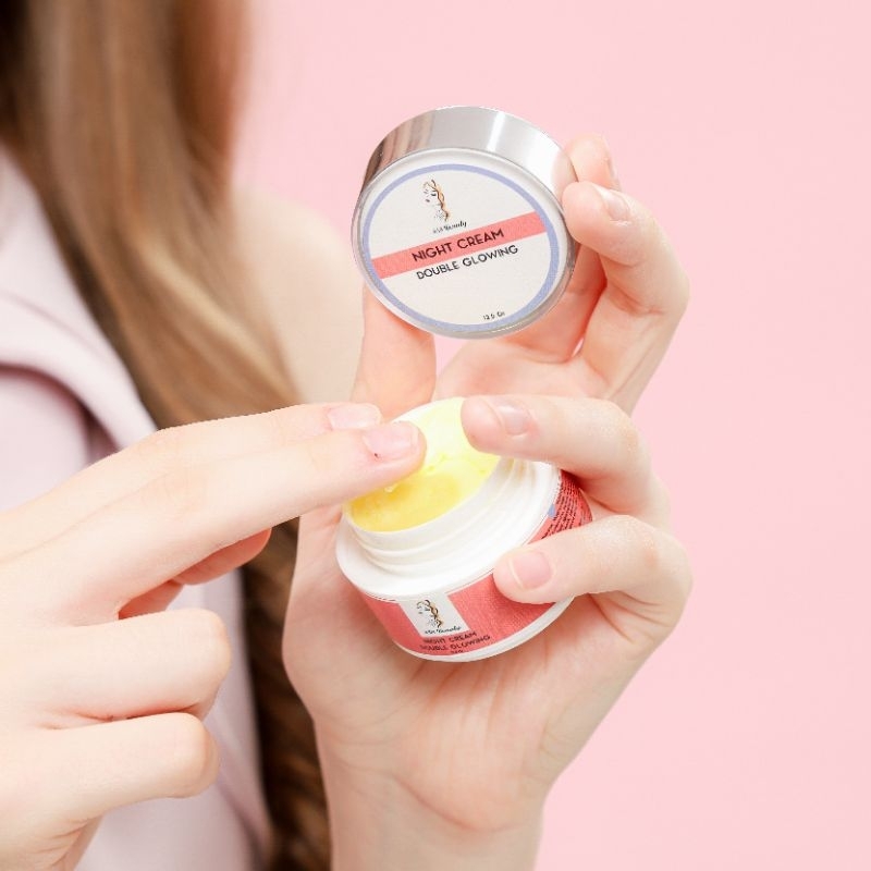 ASSBEAUTY Night Cream Double Glowing Express BPOM