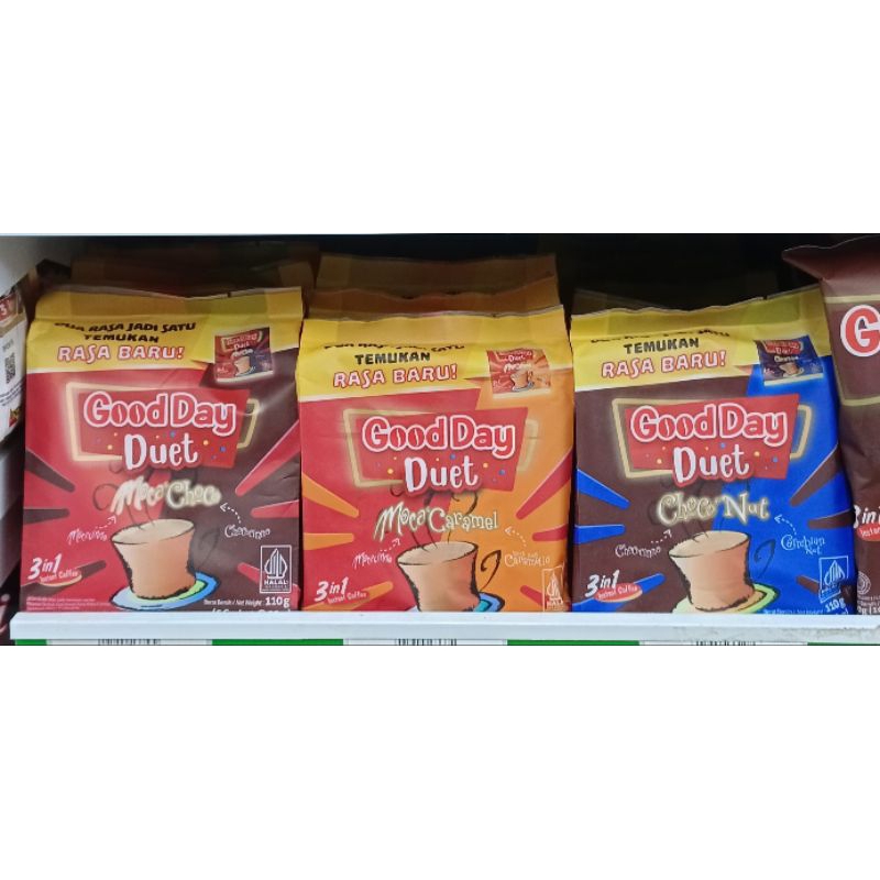 

Good Day Duet 5 sachet x 20gr kopi bubuk instant instan