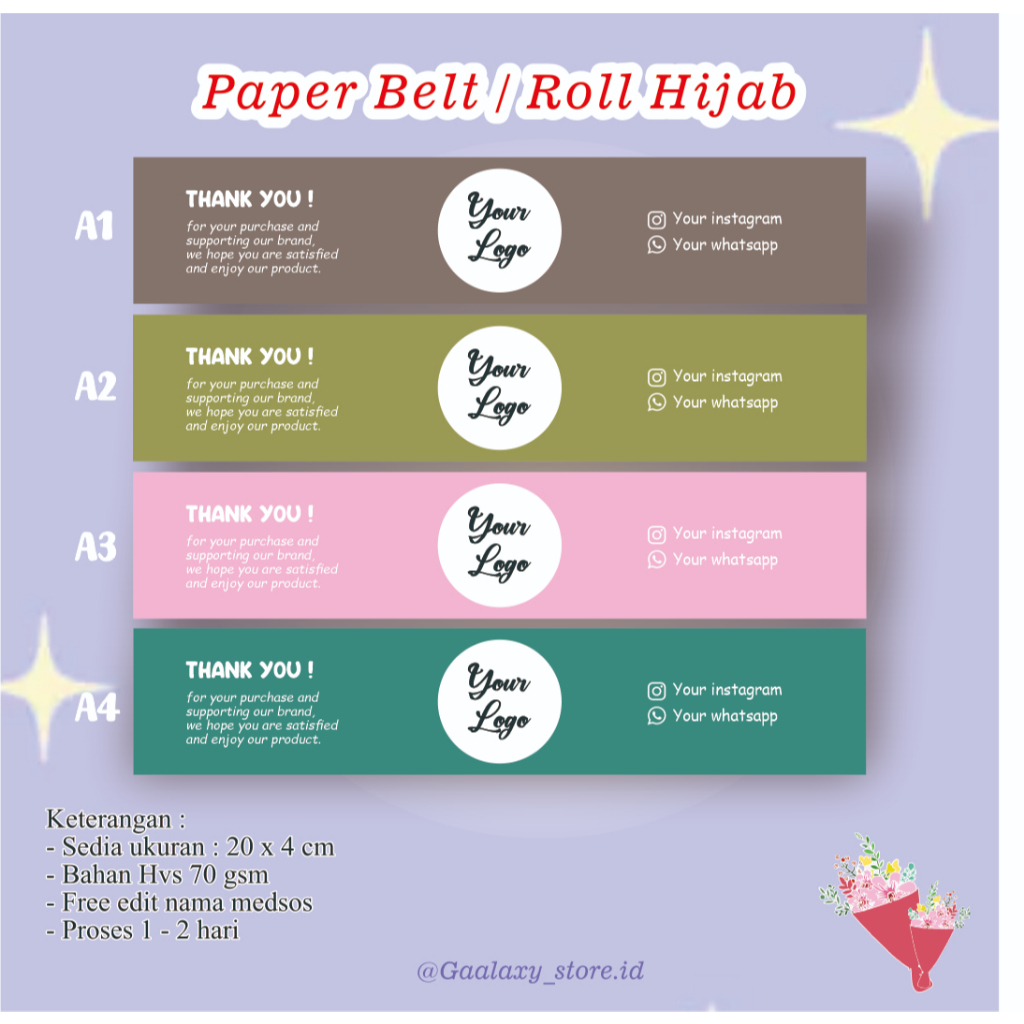 roll hijab penggulung/pengikat/sabuk hijab