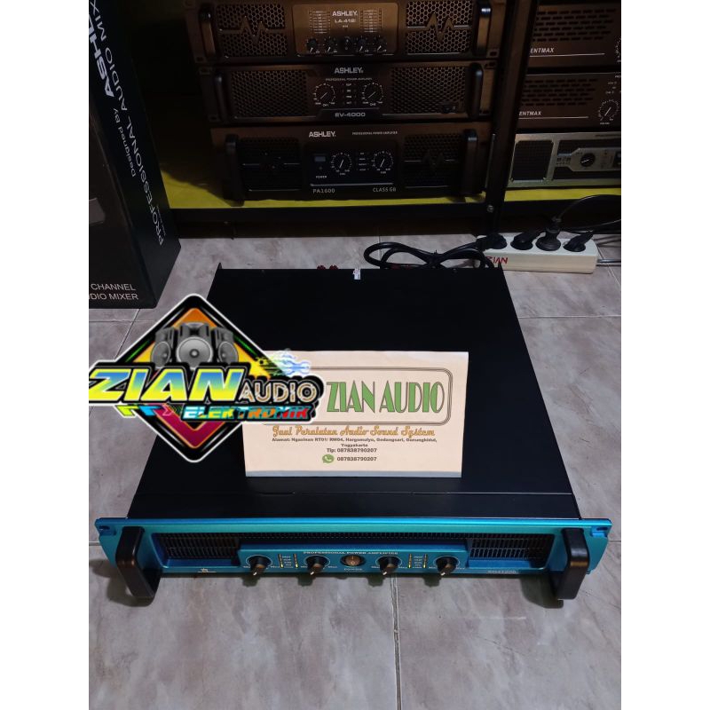 Ciasaatcisarua Power Amplifier Soundqueen Sq41200 4 Channel 1200 Watt Class H Original