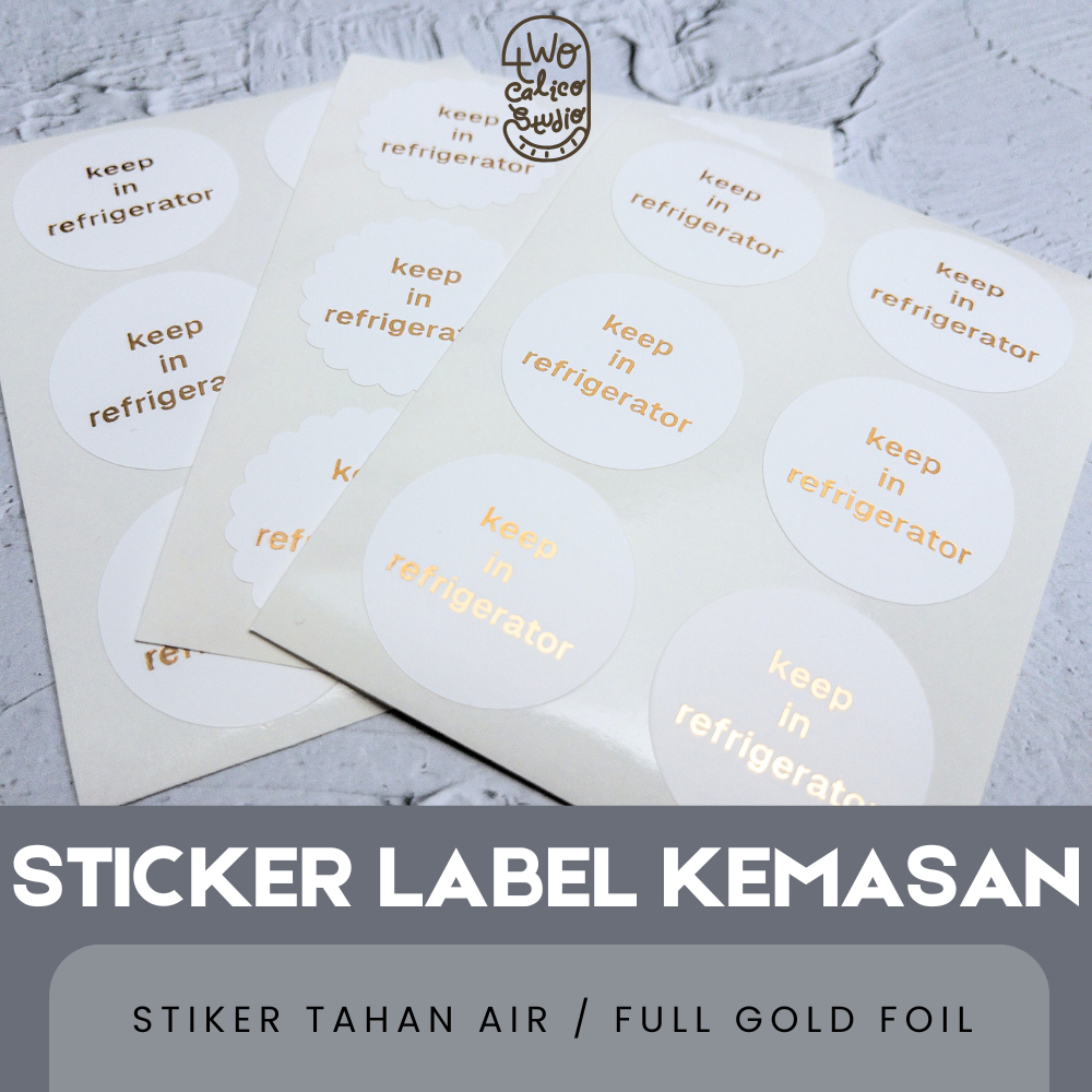 

Sticker Label 3cm stiker Keep me cold Keep in refrigerator simpan dalam kulkas freezer packaging hampers