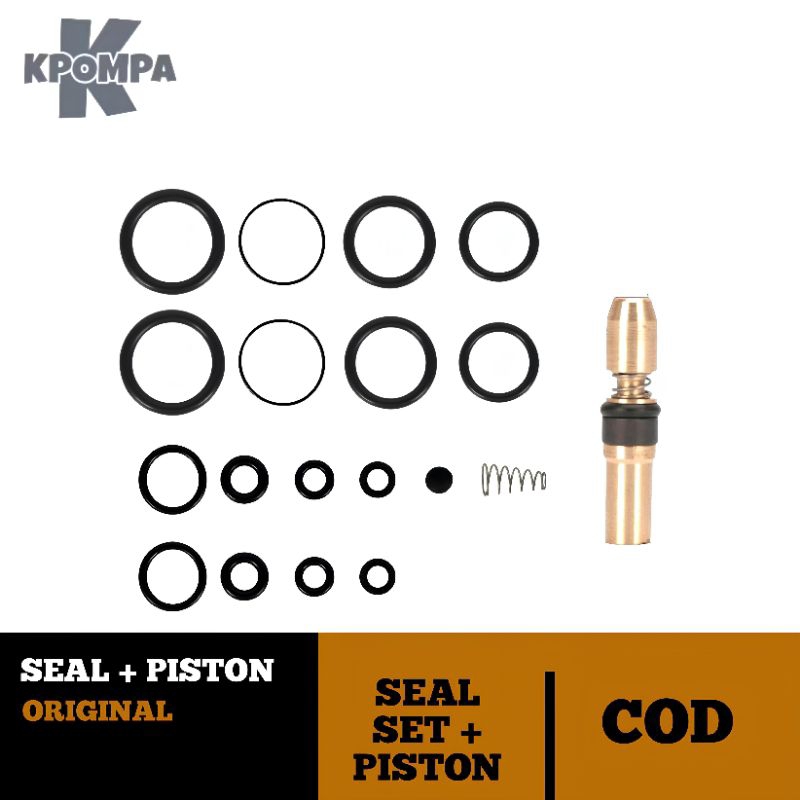RB1 Seal Set + Piston Pompa Pcp, Sparepart Pompa Pcp, Piston Pompa Pcp, Seal Set Pompa Pcp