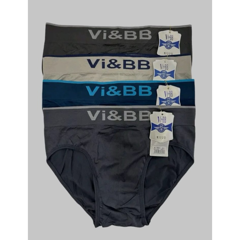 Promo ( Isi 6 / 3 Pcs )  Celana Dalam Pria Segitiga VI BB Seamles Rajut / CD Pria Dewasa Premium Bah