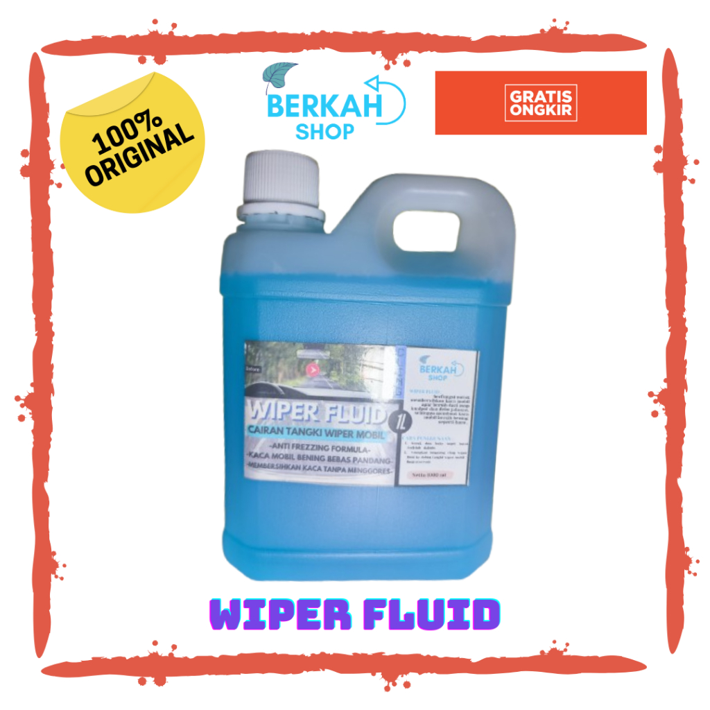 CarCLING Wiper Fluid 1 Liter - Cairan Pembersih Kaca Mobil