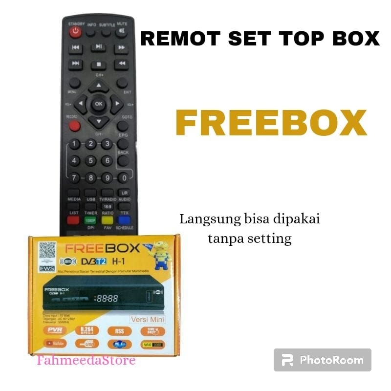REMOTE STB FREEBOX DVBT2