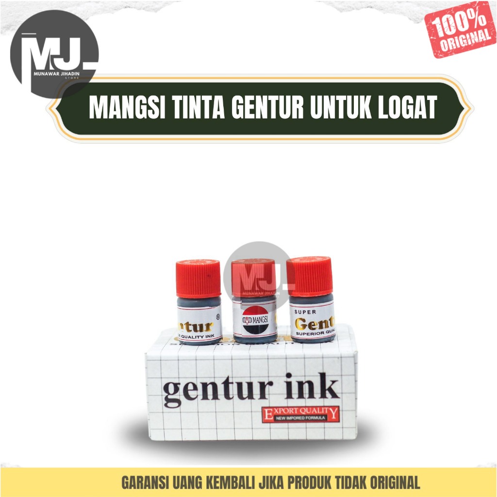 

MANGSI TINTA GENTUR 1 DUS MANGSI GENTUR UNTUK LOGAT Munawar Jihadin Store