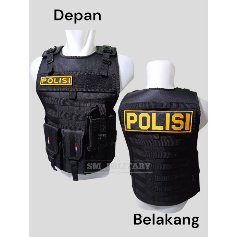 rompi body vest /rompi polisi / rompi pelindung dada