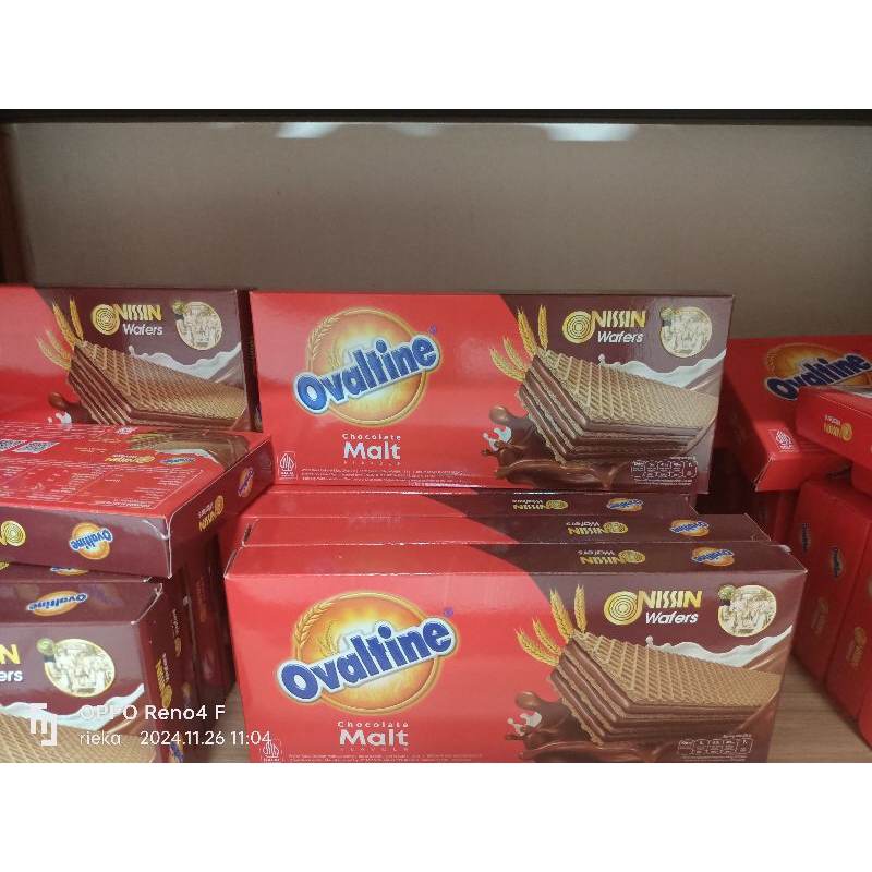 PAKET HEMAT NISSIN WAFER OVALTINE CHOCOLATE MALT KEMASAN PACK