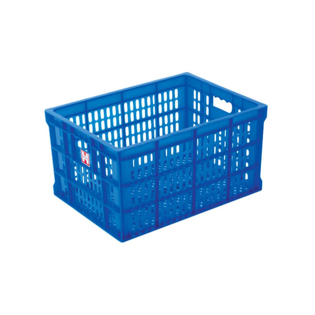 Container Hanata 2201 Plastik / Krat Keranjang Industri HNT Rak Susun Buah Roti Ikan Spare Part Alat