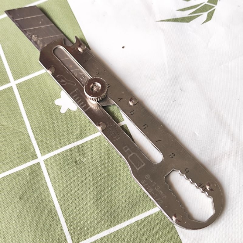 

Cutter Stainless Viral Steel Cuter metal Kater Cutter Besi Murah Cutter Serbaguna Pembuka Tutup botol pengencang baut