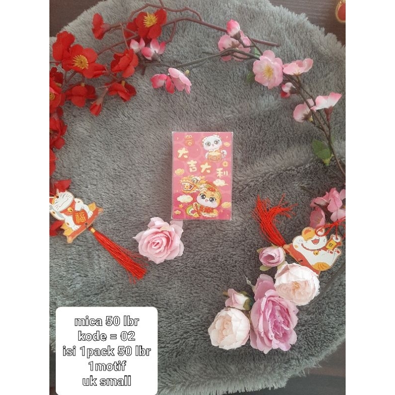 

(EmsoRr) angpao hongbao amplop isi 50 lembar murah tahun ular kayu 2025