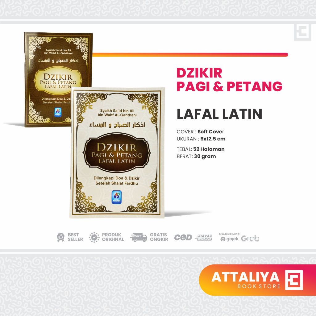 Buku Saku Dzikir Pagi dan Petang Hafalan Dilengkapi Doa & Dzikir Setelah Sholat B7