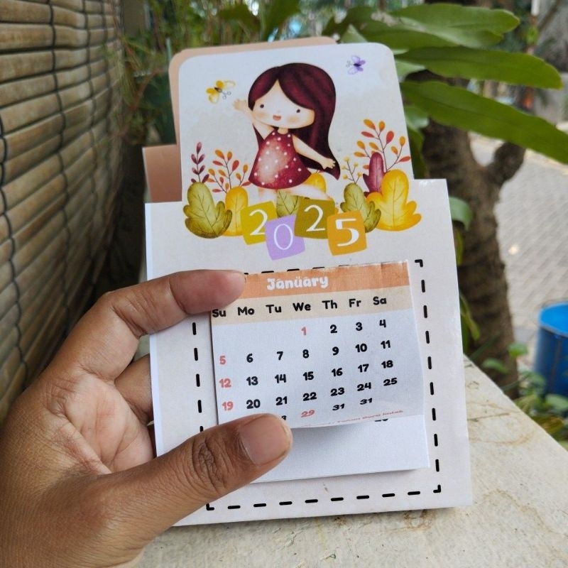 

kalender duduk aestetik/kalender2025/kalender unik/ kalender meja