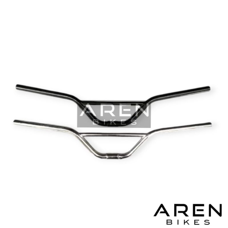 STANG SEPEDA SUNRISE STANDAR 22.2 25.4 & OVERSIZE 31.8 HANDLEBAR SUN RISE HANDLE BAR HITAM KROM CHRO